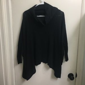 Black Free People open back sweater